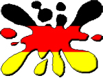 immagine bandiera tedesca a macchia 