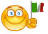 Smile con bandiera italiana
