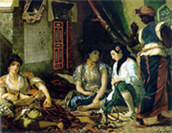 "Donne di Algeri nei loro appartamenti" di E. Delacroix