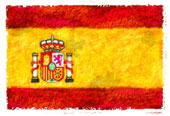 immagine di una bandiera spagnola